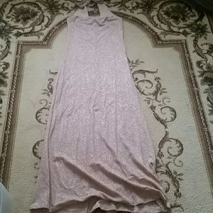 Sparkly gold prom dress